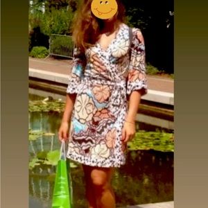 Rare & Gorg Diane Von Furstenberg Wrap; 10 but fits 6/8